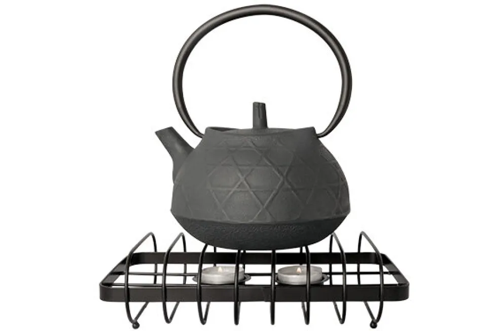 Schotel - bordenverwarmer metaaldraad zwart