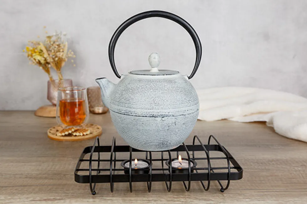 Schotel - bordenverwarmer metaaldraad zwart