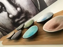 Serveer - hapjesplank 60 cm hout