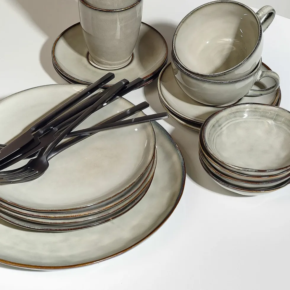 Serviesset 18-delig Artisan Green 6 personen