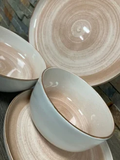 Serviesset 24-delig Baltic peach