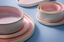 Serviesset 18-delig Coco Roze 6 personen