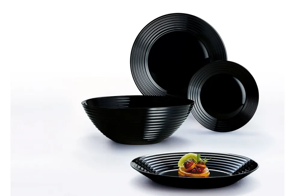 Serviesset 19-delig Harena Black