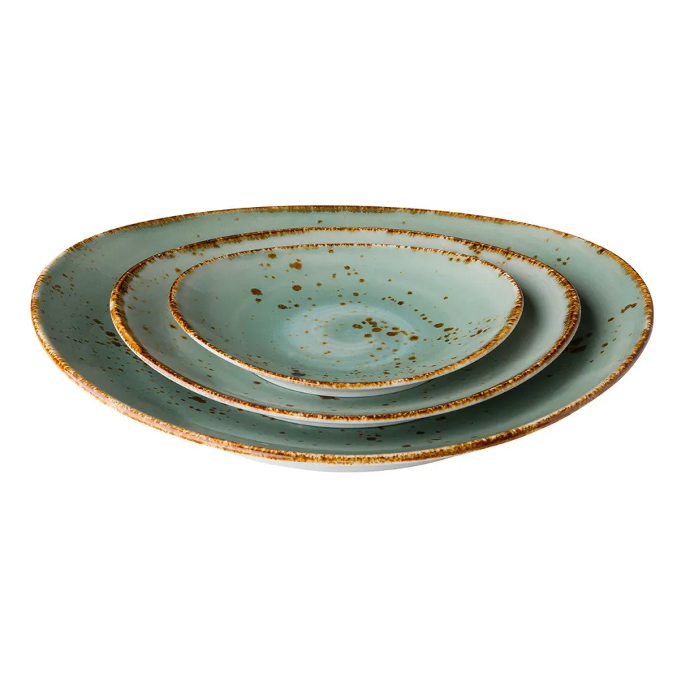 Serviesset 16-delig Q Authentic Aqua
