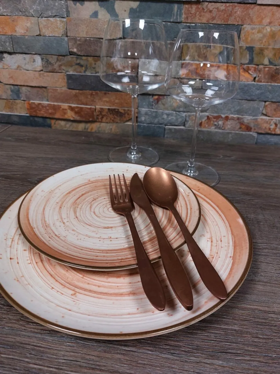 Serviesset 24-delig Sintra 2.0 Terracotta