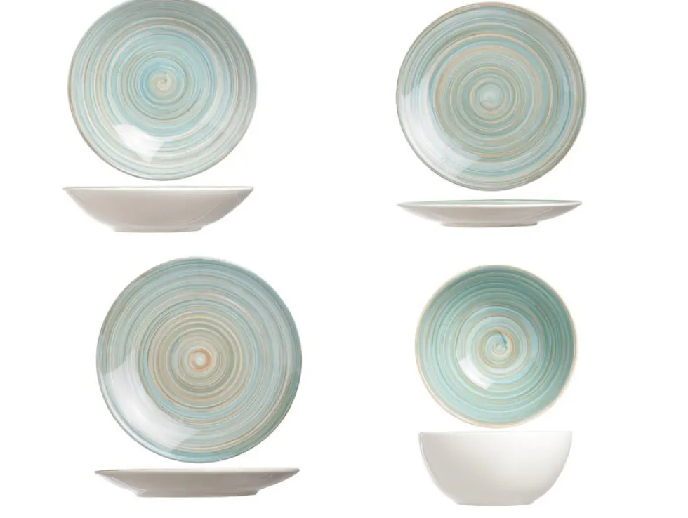 Serviesset 24-delig Turbolino blauw