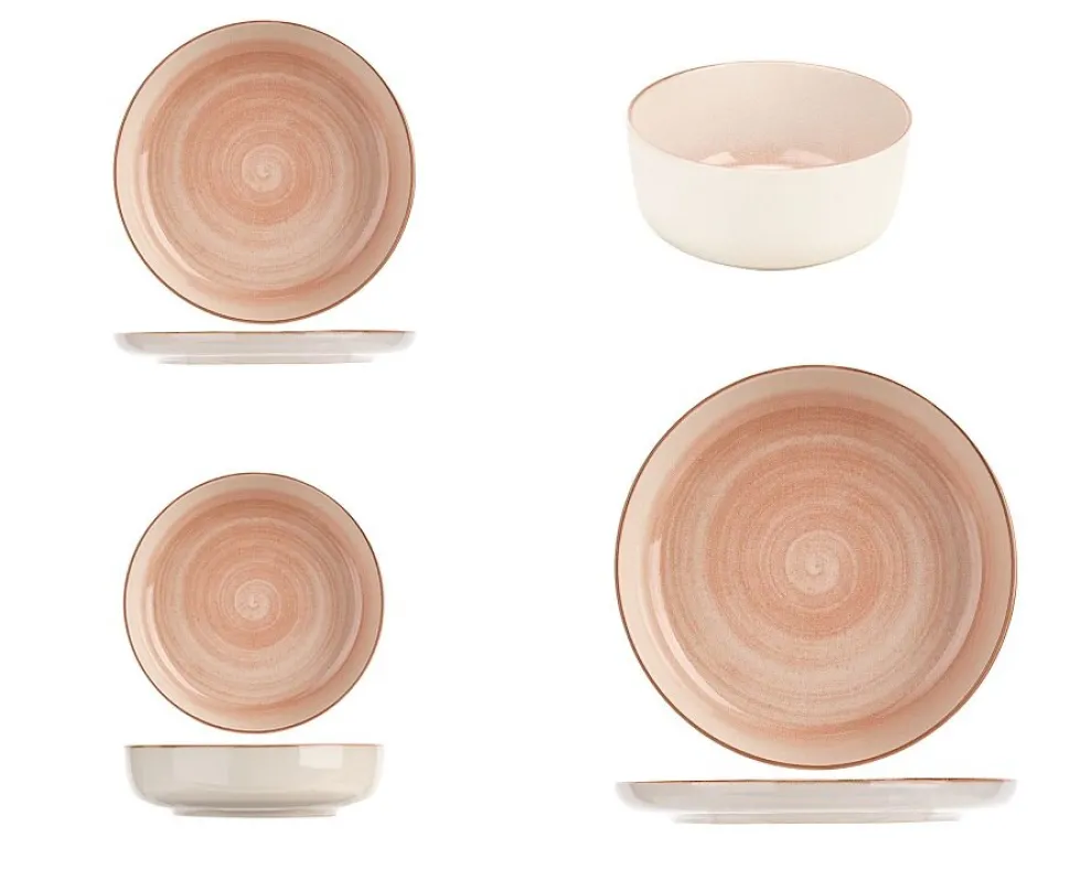 Serviesset 12 personen Baltic peach