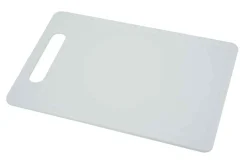 Snijplank 38cm wit met sapgeul