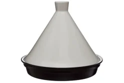Tajine 29 cm zwart wit Okinawa