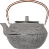 Theepot gietijzer grijs en koper 1,2 L Shinto