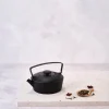 Theepot Gietijzer 0.71L Charlie Zwart