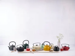 Theepot gietijzer muntgroen 38 cl Billy