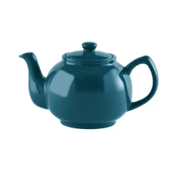 Theepot 1.1L Glanzend 6-Kops Blauwgroen
