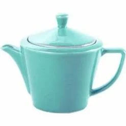 Theeset met 4 kopjes Sea Spray Porcelite