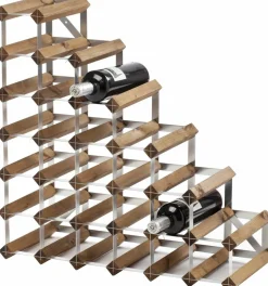 Traditional Wijnrek Stairs Donkere Eik