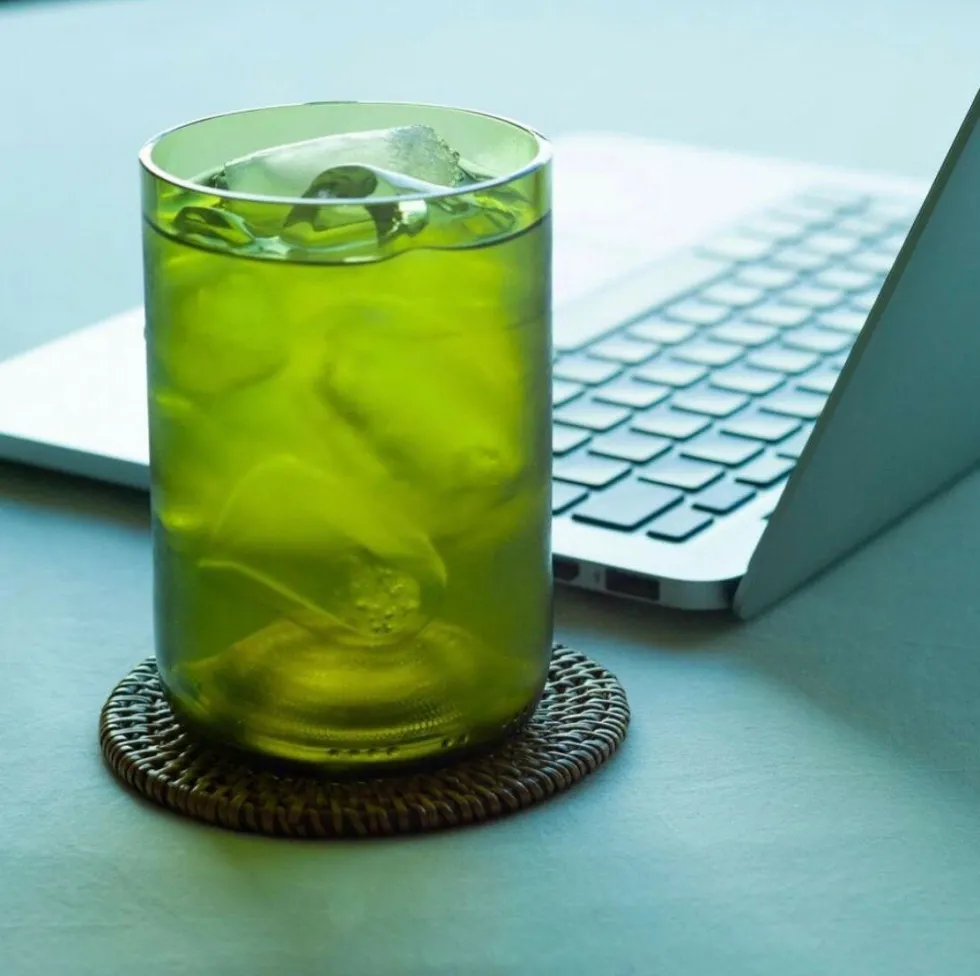 Tumbler 33cl set van 2 Groen Rebottled