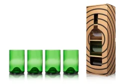 Tumbler 33cl set van 4 Groen Rebottled
