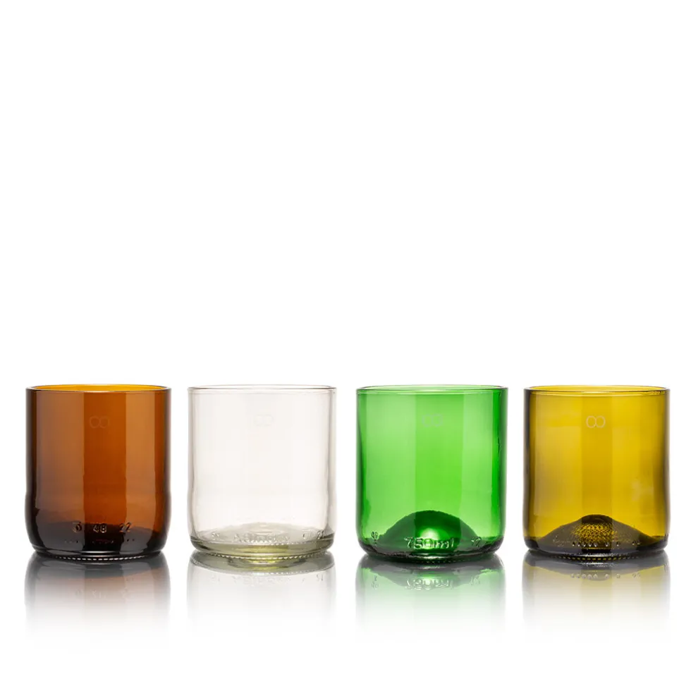 Tumbler 23cl set van 4 Kleuren Rebottled