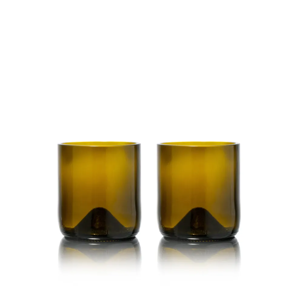 Tumbler 23cl set van 2 Olijf Rebottled