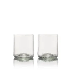 Tumbler 23cl set van 2 Transparant Rebottled