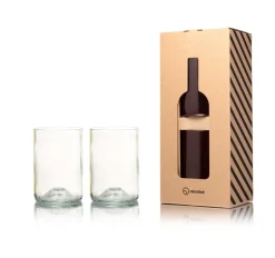 Tumbler 33cl set van 2 Transparant Rebottled