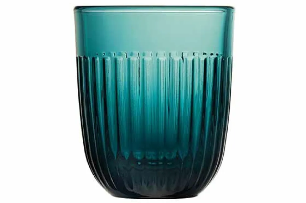 Tumbler glas 29 cl Ouessant groen blauw