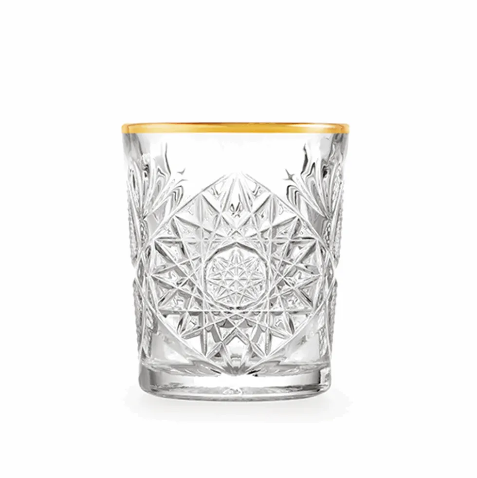 Tumbler glas gouden rand 35,5 cl Hobstar Onis