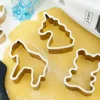 Uitsteekvormpjes set van 4 stuks Dieren Lurch