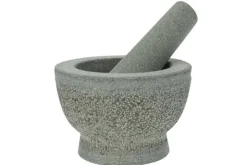 Vijzel met stamper graniet 13 x 8,5 cm