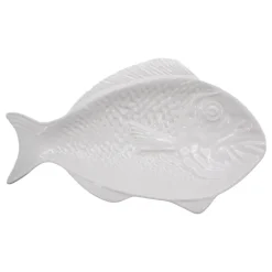 Visschaal 28 cm Wit