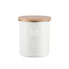 Voorraadpot set 3-delig Living Gebroken Wit