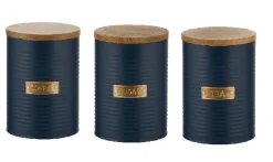 Voorraadpot set 3-delig Otto Marineblauw