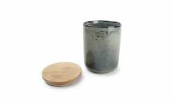 Voorraadpot 12 x 15 cm Meridian groen/blauw