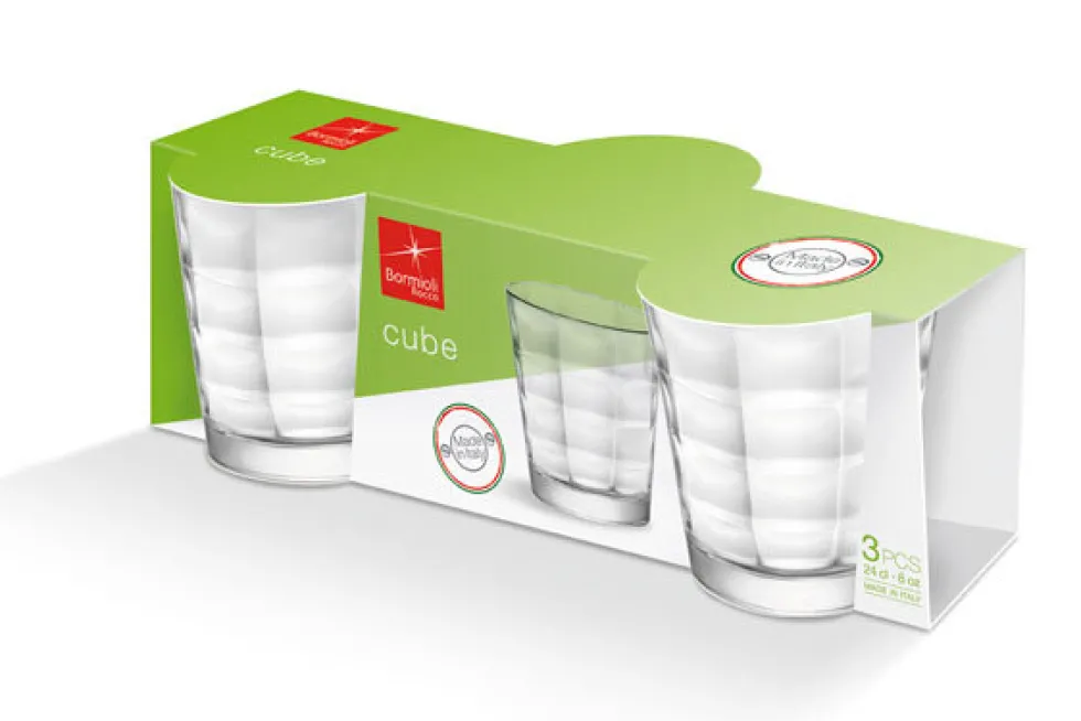 Waterglas 24cl Cube