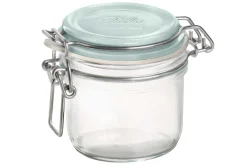 Weckpotje 25 cl blauwgroene deksel
