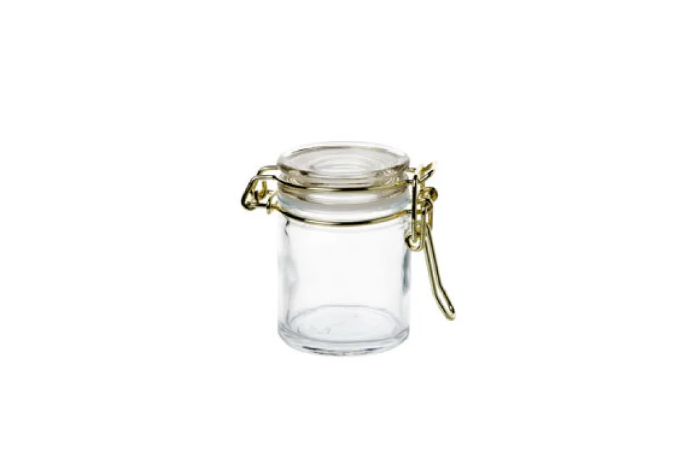 Weckpotje mini 5 cl goud