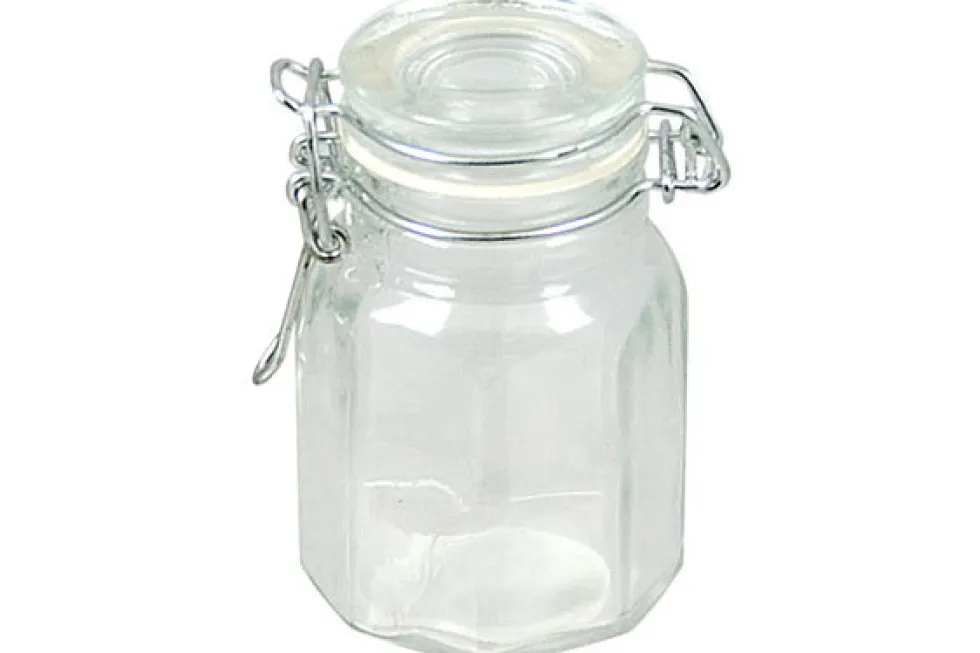 Weckpotje mini met clip 10 cl