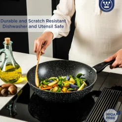 Wokpan 30 cm Black Marble Westinghouse