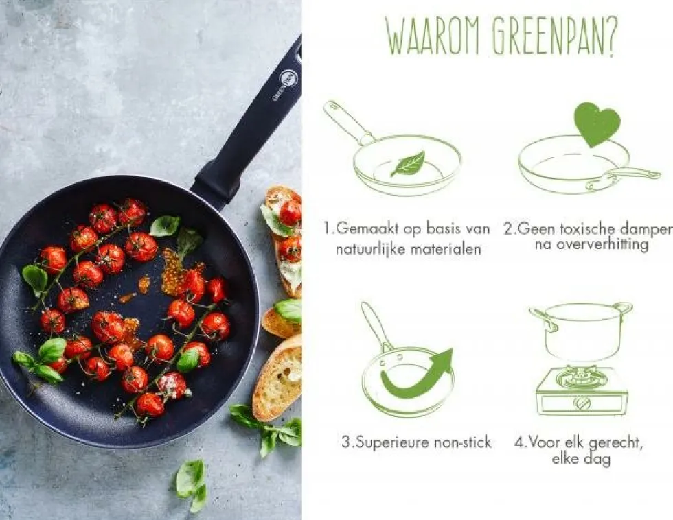 Wokpan keramisch 28 cm Greenpan Andorra