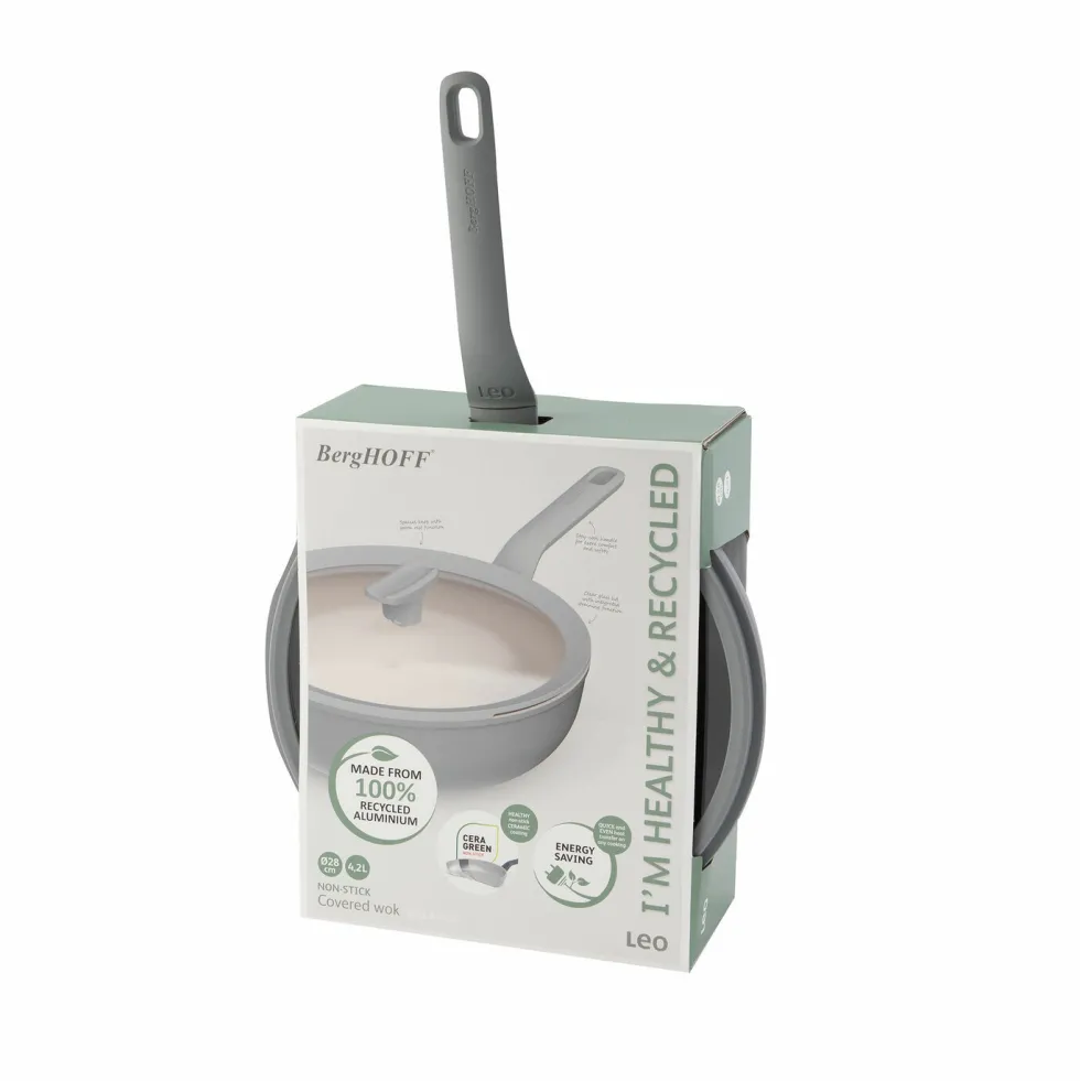 Wokpan met Deksel 28 cm Balance Moonmist LEO RECYCLED